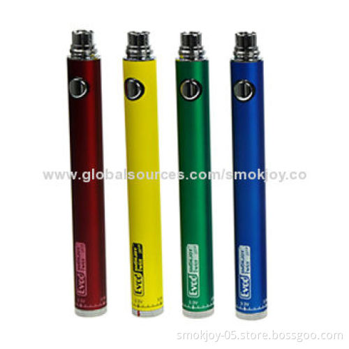 Smokjoy E-cigarette Evod Twist Kit, Variable Voltage Evod Twist Battery, Various Colors Available